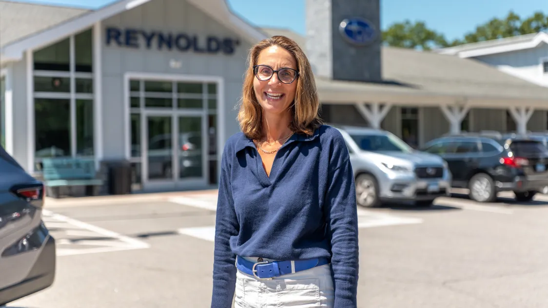 Kathryn Reynolds Wayland of Reynolds' Subaru