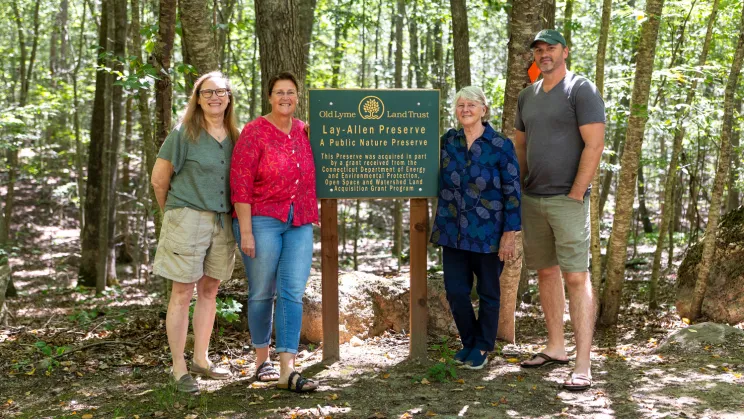 Team from the Old Lyme Land Trust